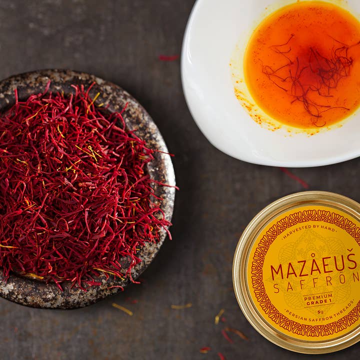 Mazaeus Saffron – wholesale Dried spice – Mazaeus Saffron - 5 gram