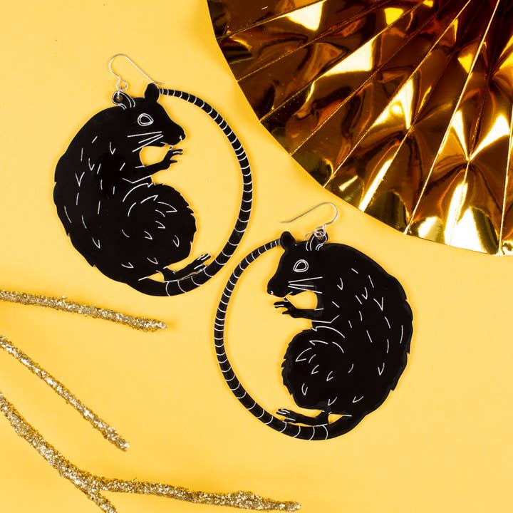 Darling Marcelle - Wholesale Dangle Earrings - Rat Earrings Large0