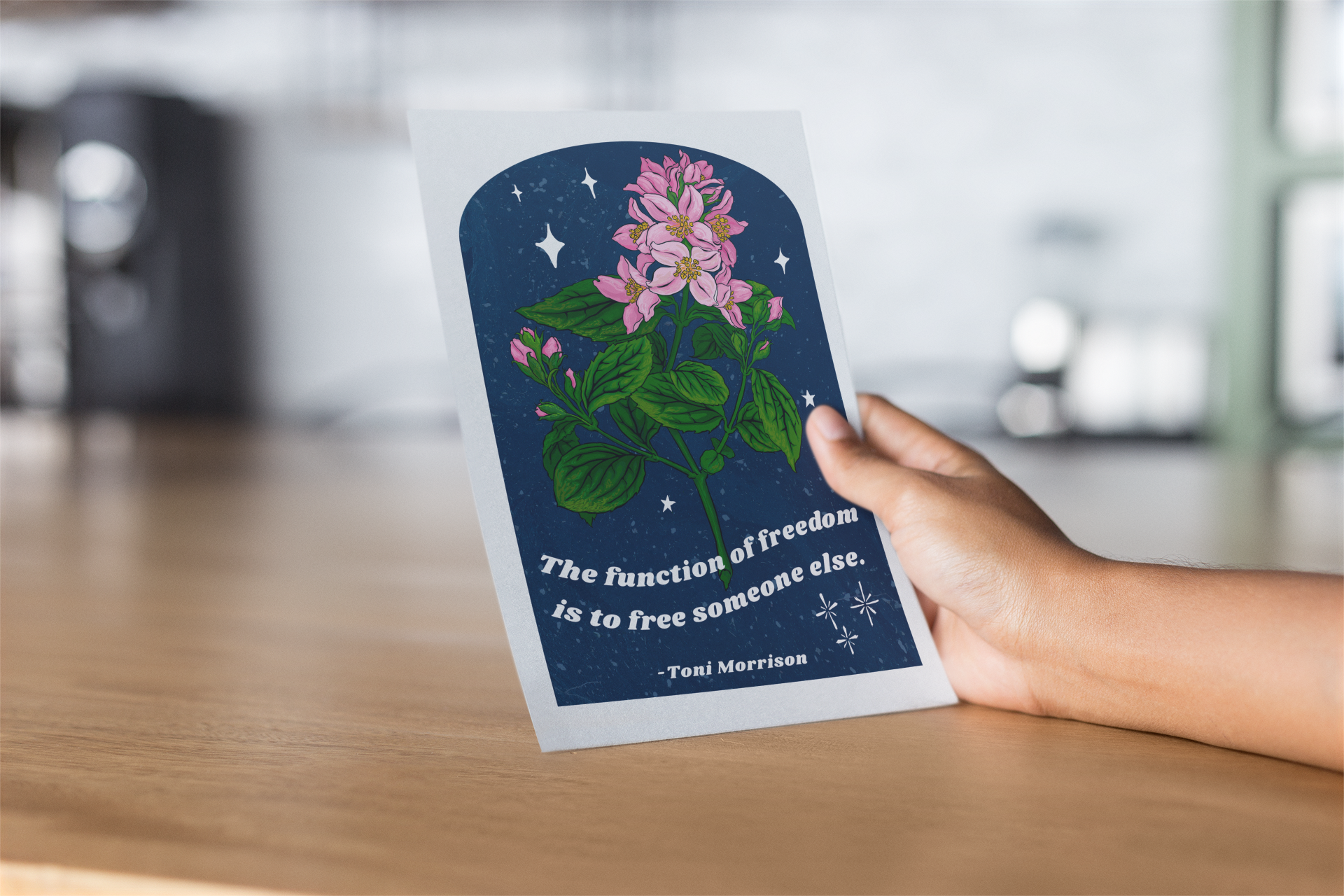 Fabulously Feminist - Wholesale Art Print - The Function of freedom, Toni Morrison:  Feminist Art Print1