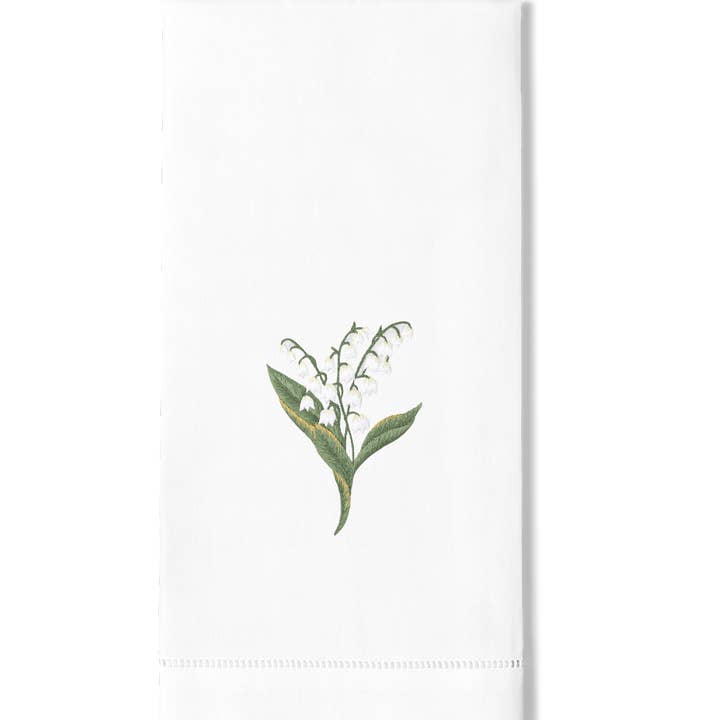 Henry Handwork - Wholesale Hand Towel - Lily of the Valley Botanical Hand Towel
