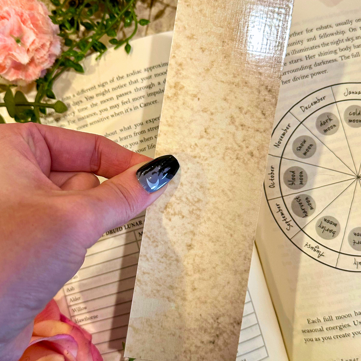 NOMAD Moon Magic - Vendita all'ingrosso Segnalibro - Segnalibro a forma di gufo Steampunk fatto a mano e illustrato a mano4