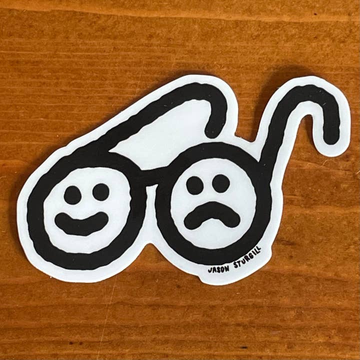 Perspectacles Sticker for wholesale by Sturgill Studio