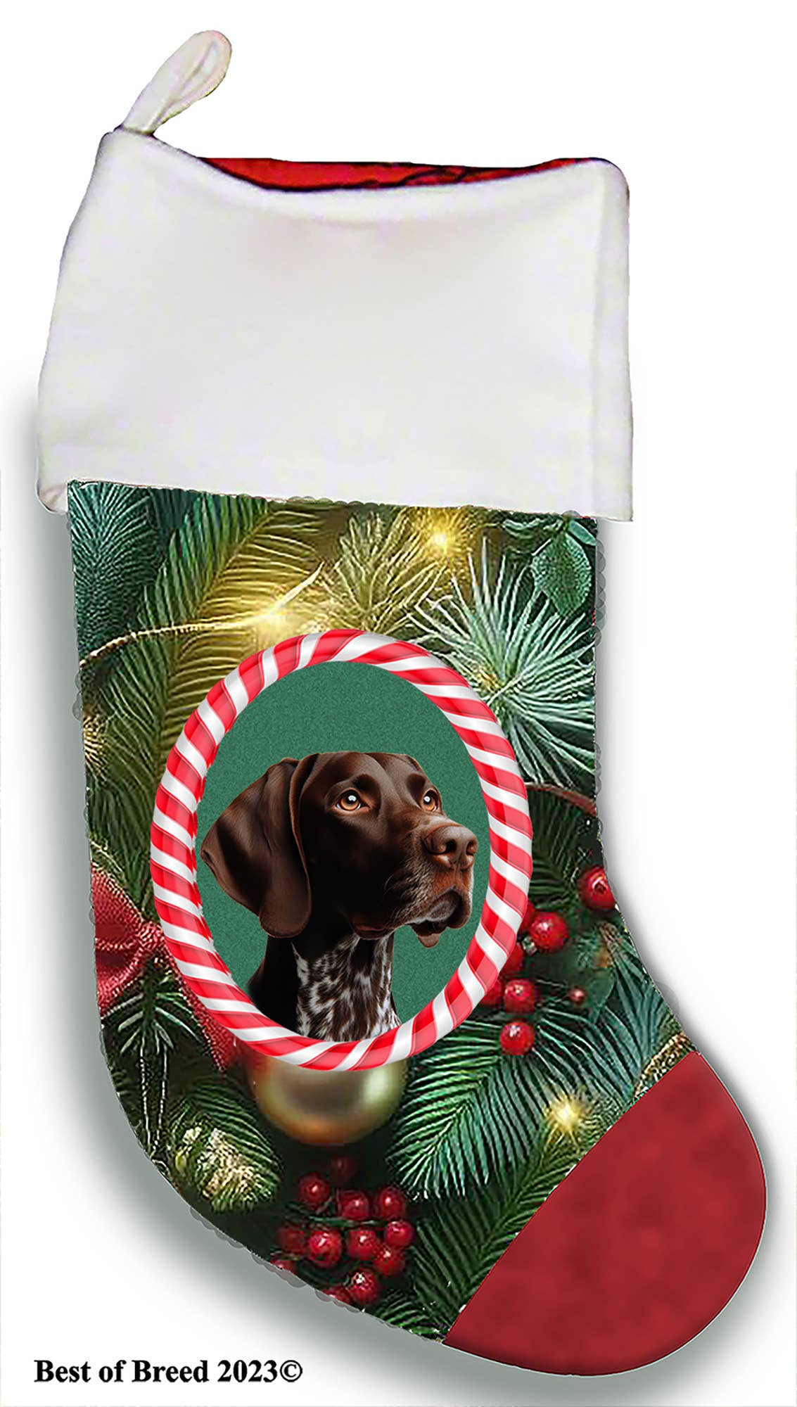 Best of Breed Products - Wholesale Christmas Decoration - German Shorthair Pointer - Christmas Stocking0
