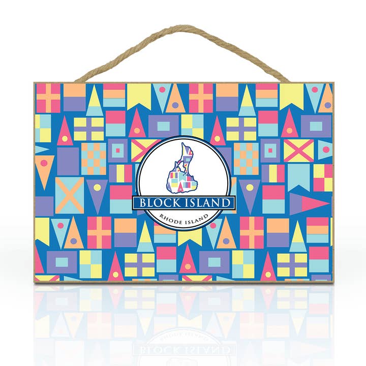 Customizable 10x7" Hanging Wood Plaque: Nautical Custom Wra for wholesale by Matrix