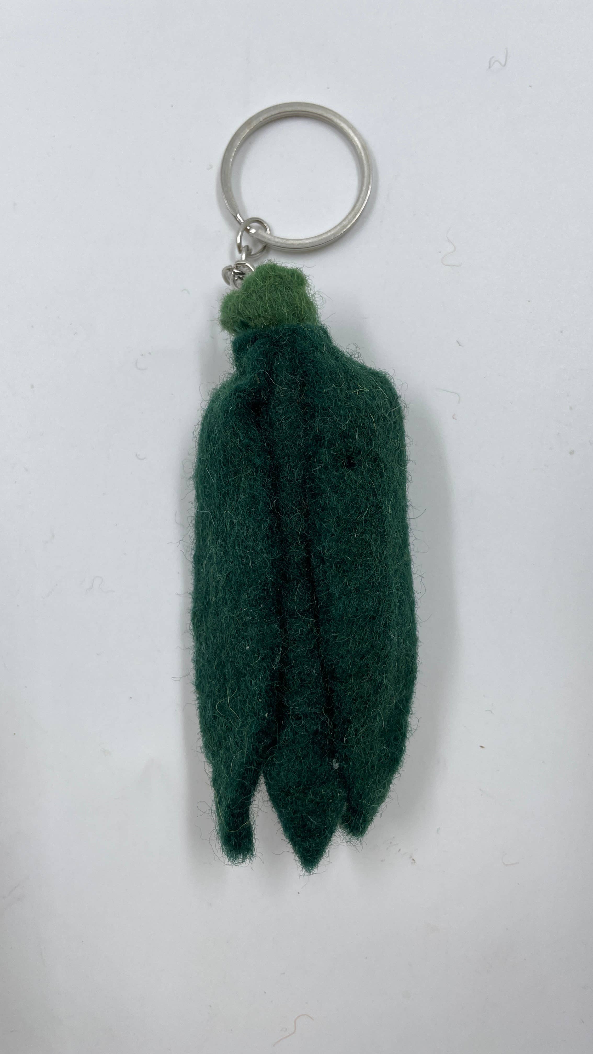 Funky Yak Ltd – wholesale Keychain – Child – Handmade Felt Veggie Keyrings: Corn3