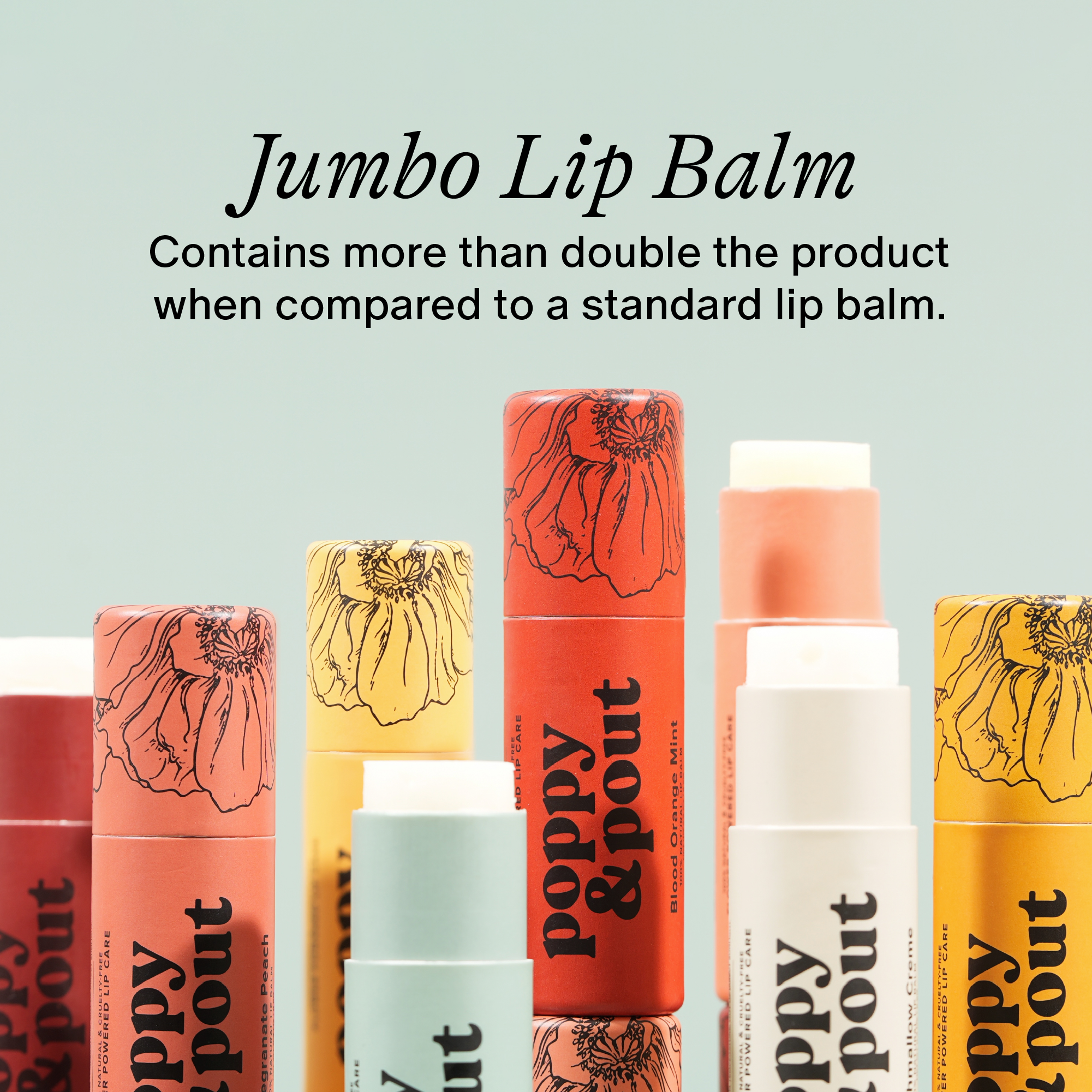 Poppy & Pout - Wholesale Lip Balm - Lip Balm, Blood Orange Mint5