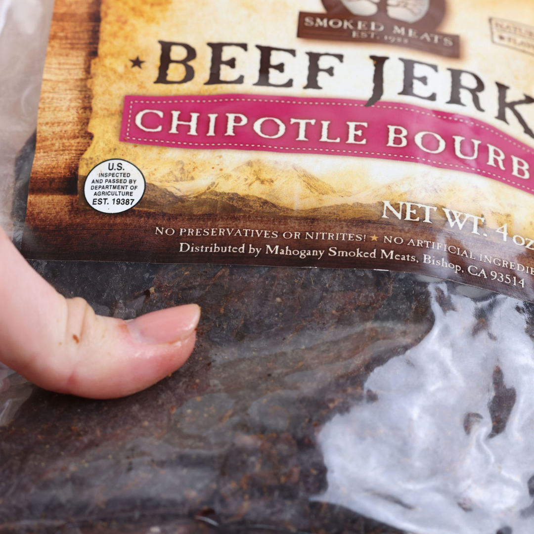Mahogany Smoked Meats - Wholesale Jerky - Chipotle Bourbon Beef Jerky - All-Natural, 4oz2
