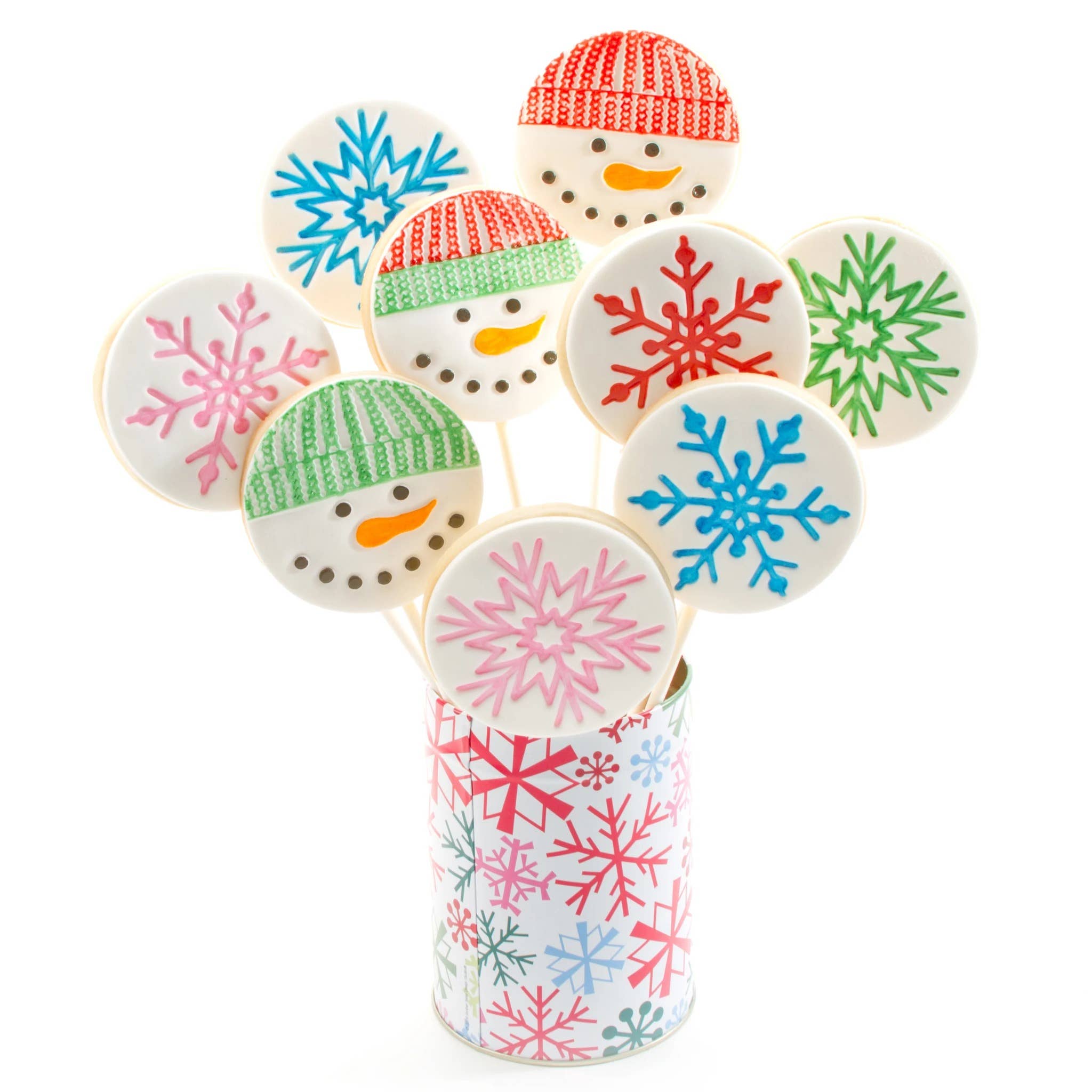 Summitbaking - Vente Kit de décoration de gâteau - Hauts à texture cupcakes et biscuits - Hiver2