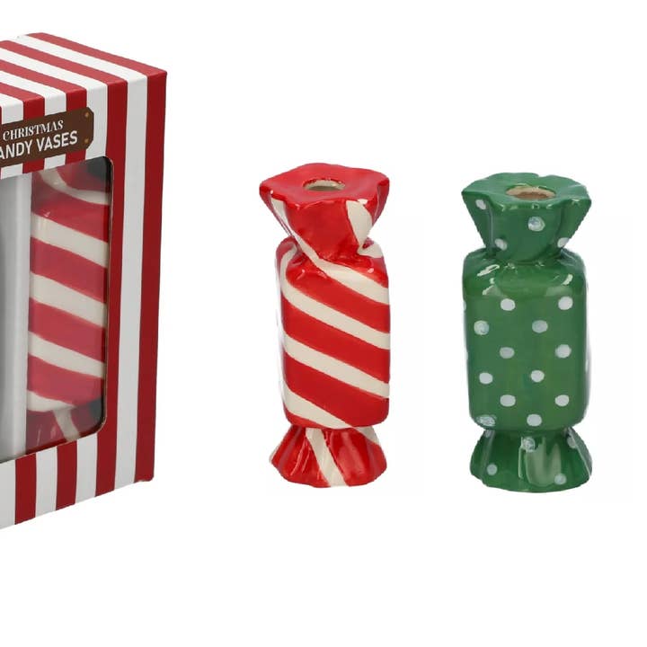 Boîte cadeau 2pcs Vase Bonbons à pois pour la vente par DRYdecorations