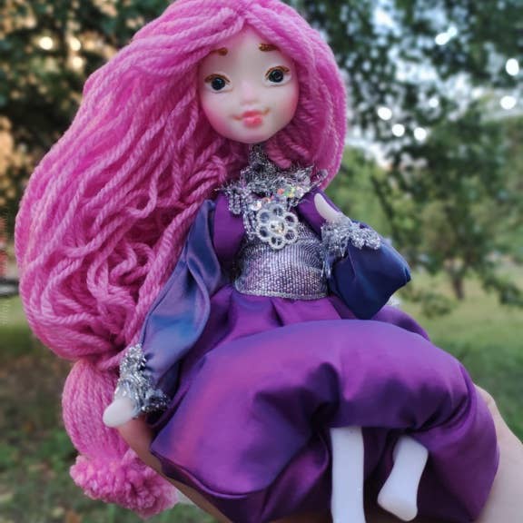 Tooth Fairy doll with Polymer Clay Face for wholesale by FairyArtDolls