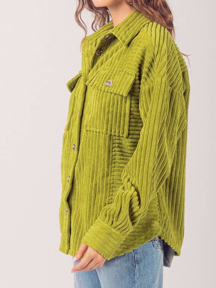 Katinki - Wholesale Shirt Jacket/Shacket - Women's - Button-Up Corduroy Overshirt3