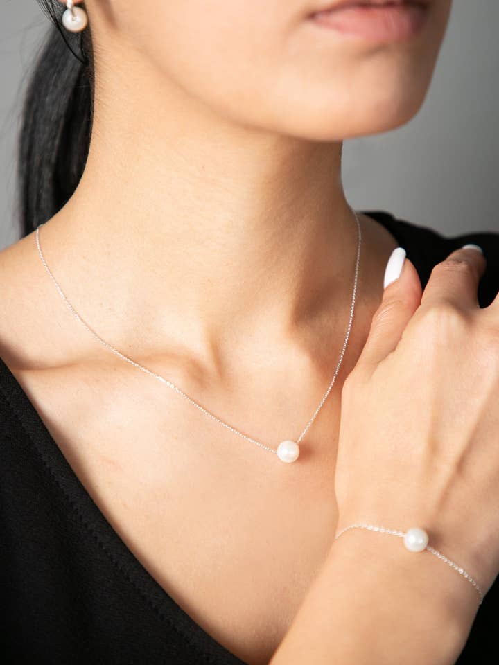 Parure de perles en argent 925 pour femmes
pour la vente par Volenia Silver