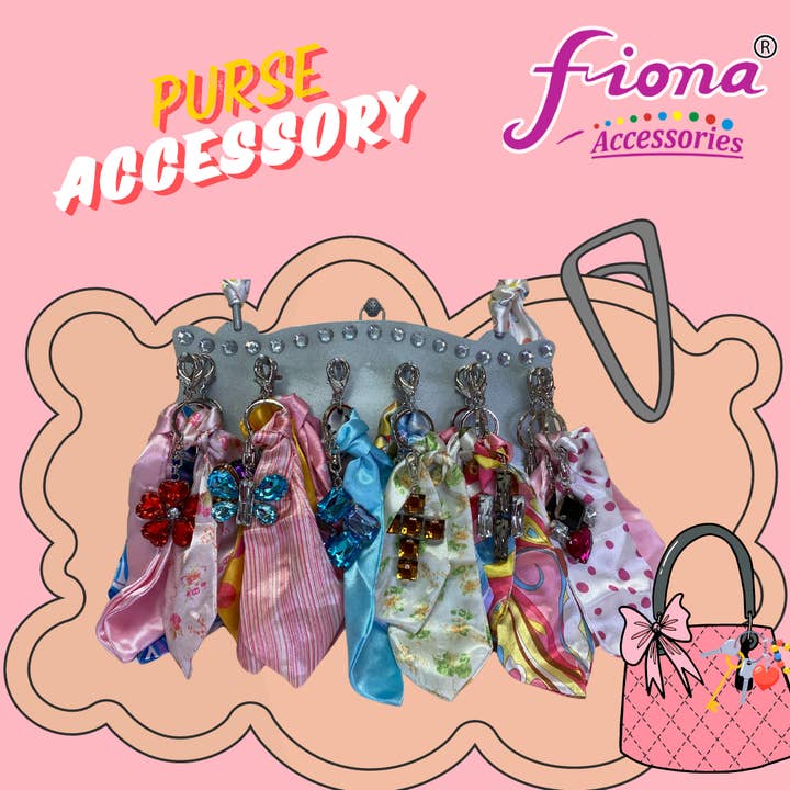 Accessoire de sac à main, écharpe, 48 pièces, présentoir de comptoir pour la vente par Fiona Accessories