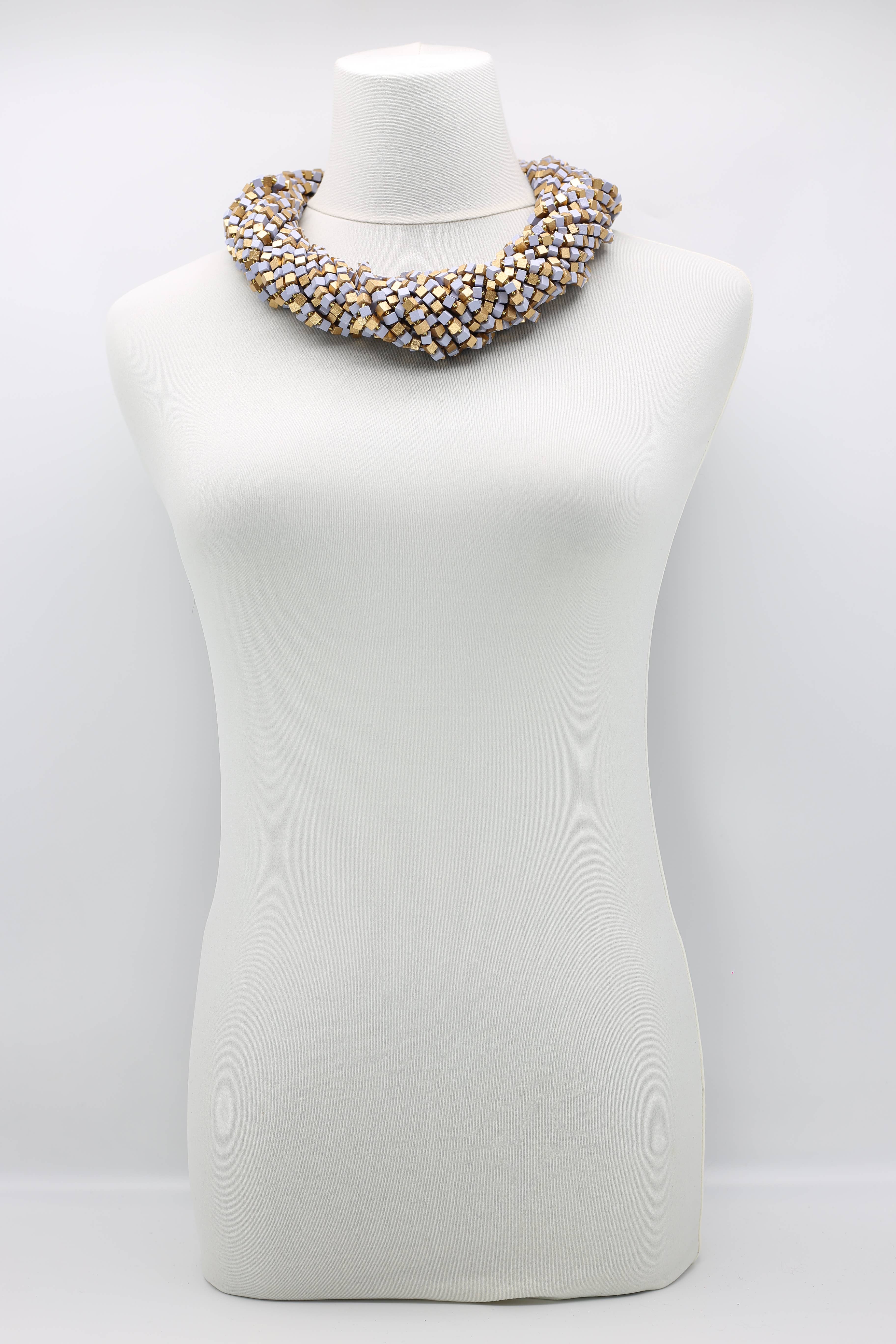 Jianhui London – Engroshandel Perlehalskæde – Den næste Pashmina halskæde Træperler - Mosaic Art78