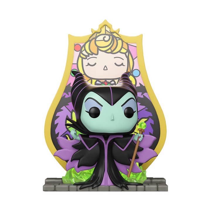 Entertainment Earth - Wholesale Figurine Toy - Kids - Disney Villains Stained Glass Deluxe Pop! Vinyl Case of 33