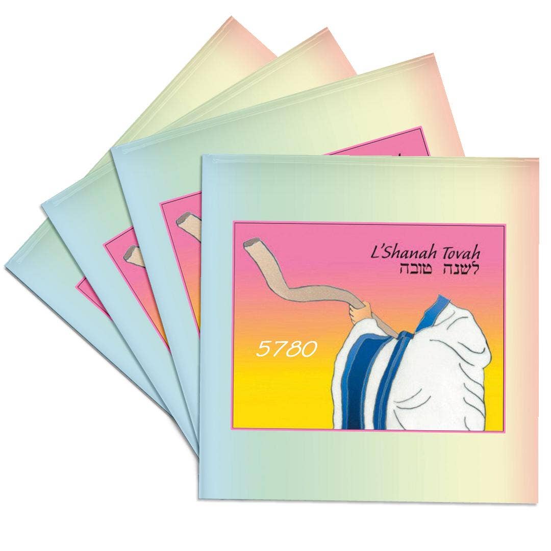 3dRose - Wholesale Coasters - 3dRose, Image of Shofar Being Blown With Hebrew L Shana Tova And Year, Coaster0