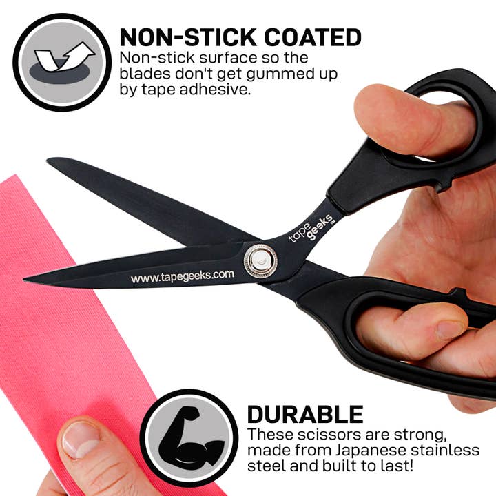 Tape Geeks - Wholesale First Aid Kit - Stainless Steel Non-Stick Kinesiology Tape Scissors