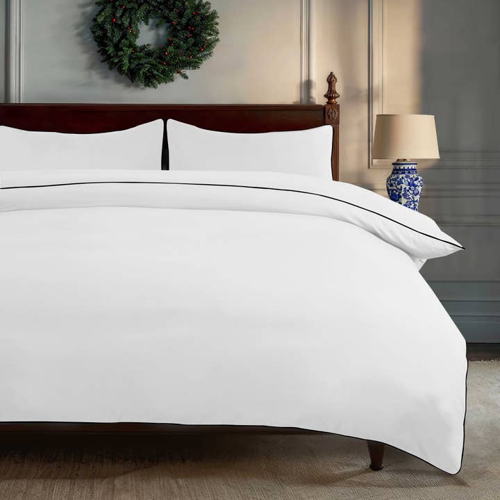 Cotton Passion – wholesale Bedding set – Duvet Cover Set Luxury Piping Ultra Soft Duvet Comforter Set29