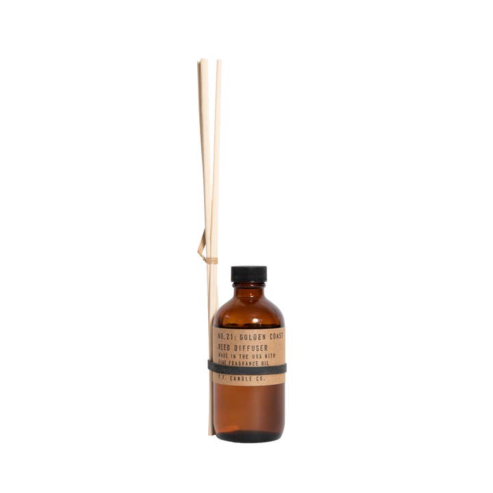 P.F. Candle Co. - Wholesale Reed Diffuser - Golden Coast - 3.5 oz Reed Diffuser