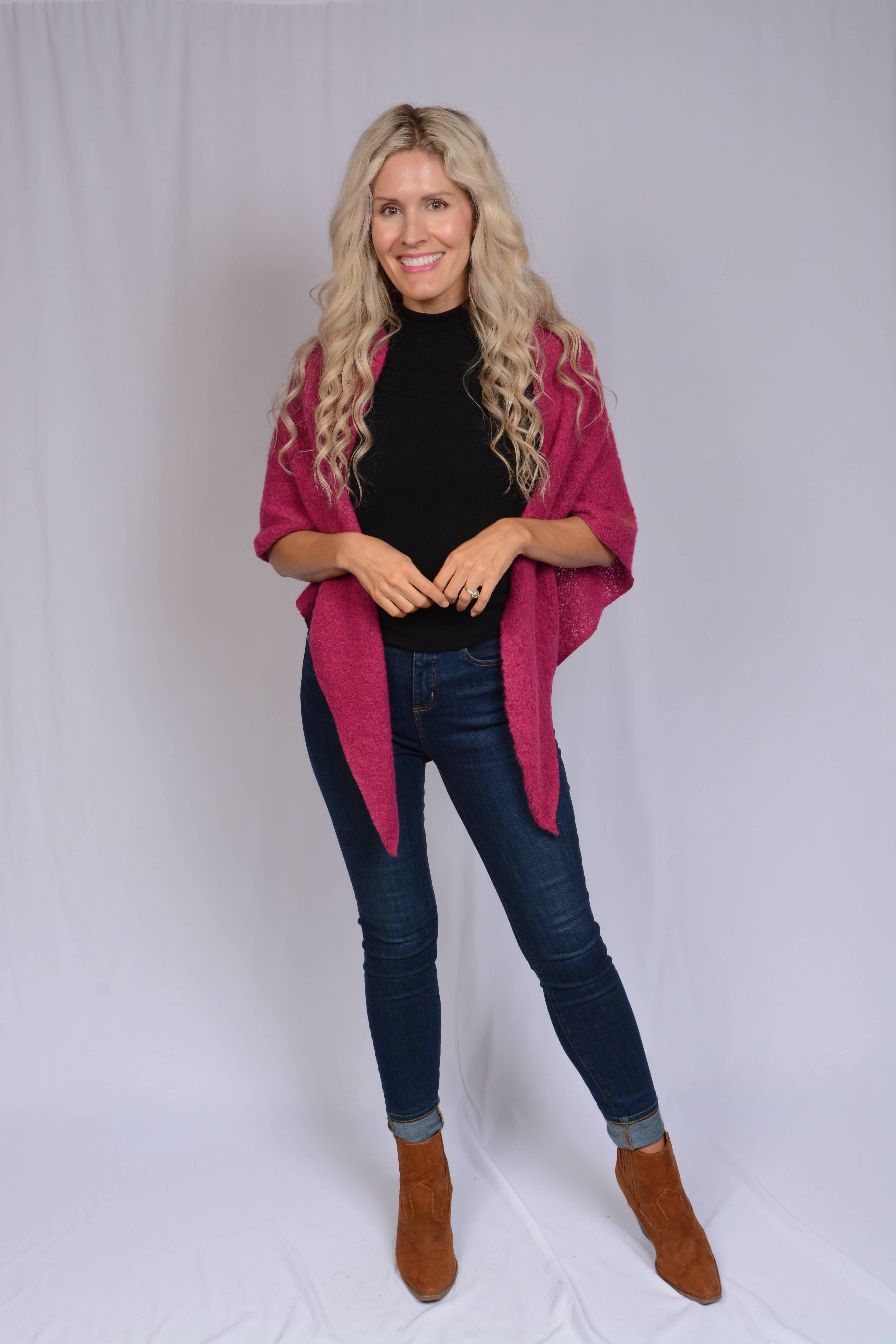 Kaleidoscope Accessories - Wholesale Wrap - Women's - Multifunctional Solid Color Shawl, 6 Assorted9