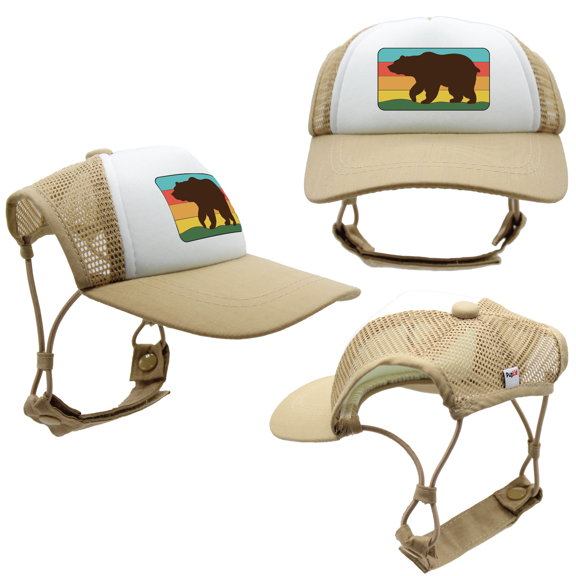 PupLid - Wholesale Hoed voor honden - Hond - Bear Standard of Namedrop | Truckerpet voor honden32