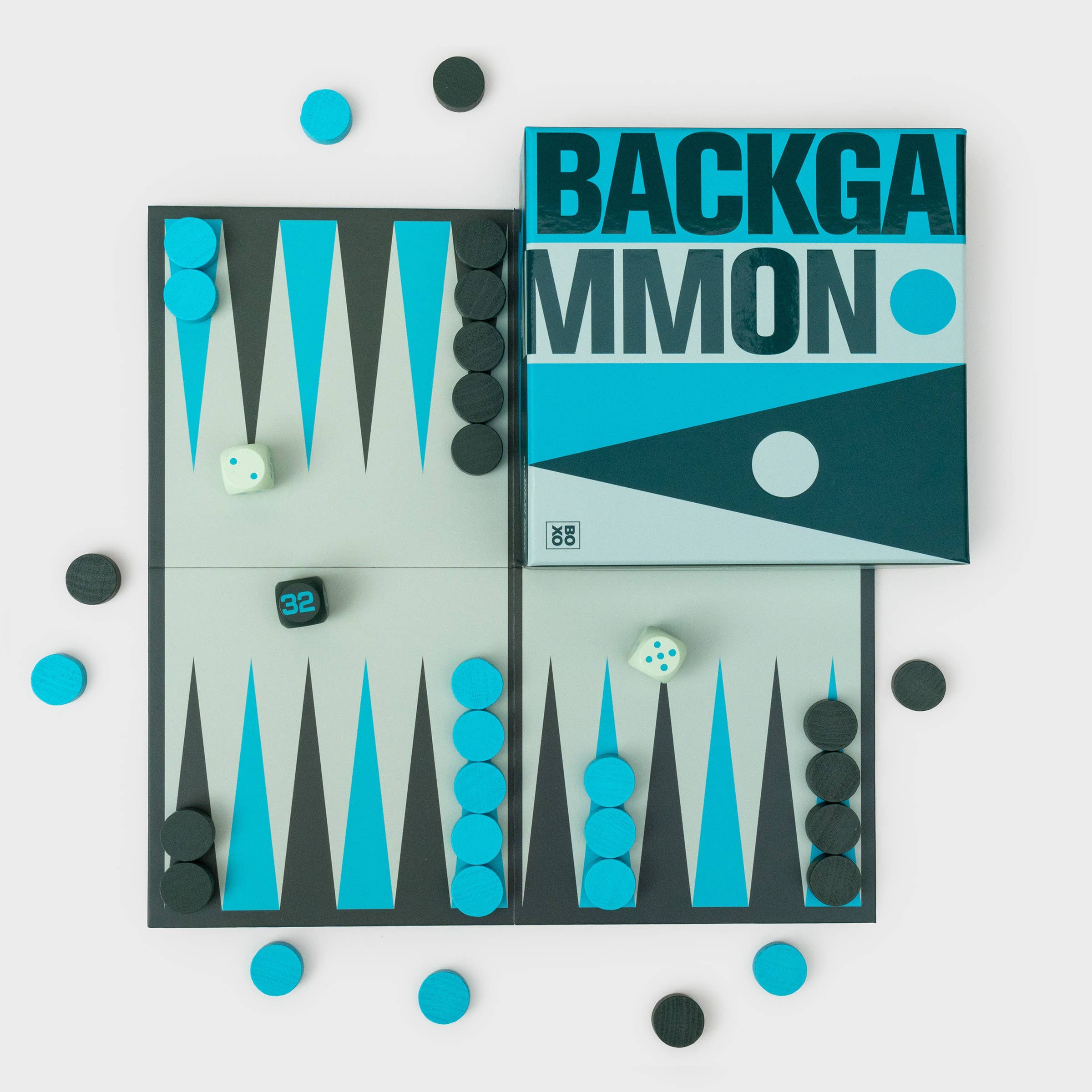 SUCK UK – wholesale Board game – BOXO - Backgammon Set0