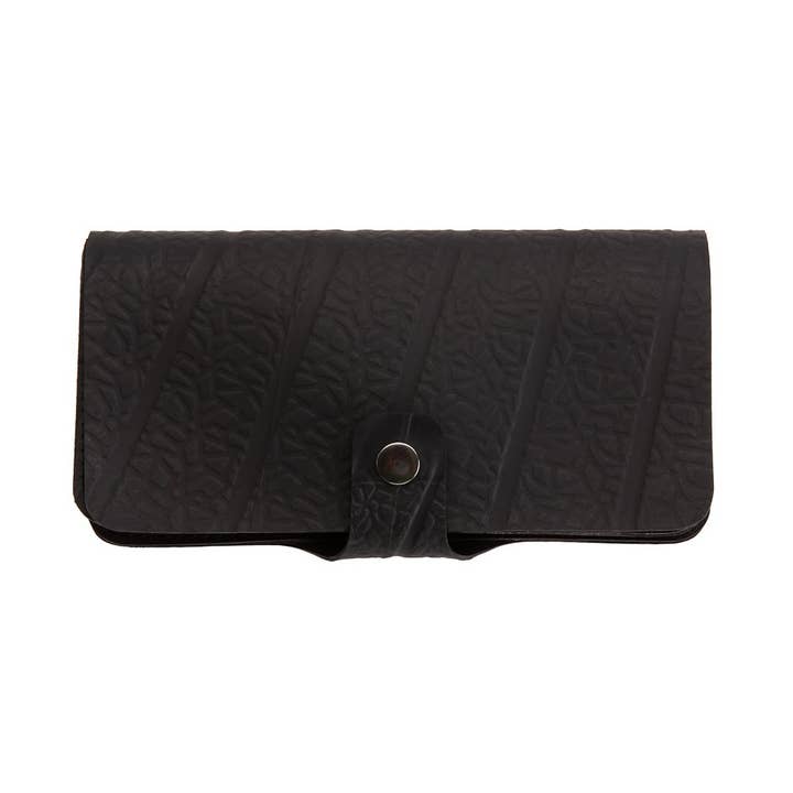 Porte-monnaie végétalien en caoutchouc recyclé Aurore pour la vente par paguroupcycle