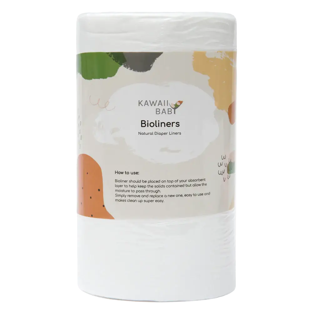 KaWaii Baby Diapers – Großhandel Stoffwindel – Baby – Biologisch abbaubare Windeleinlage aus Bambus, unparfümiert, 100 Stück/Rolle6