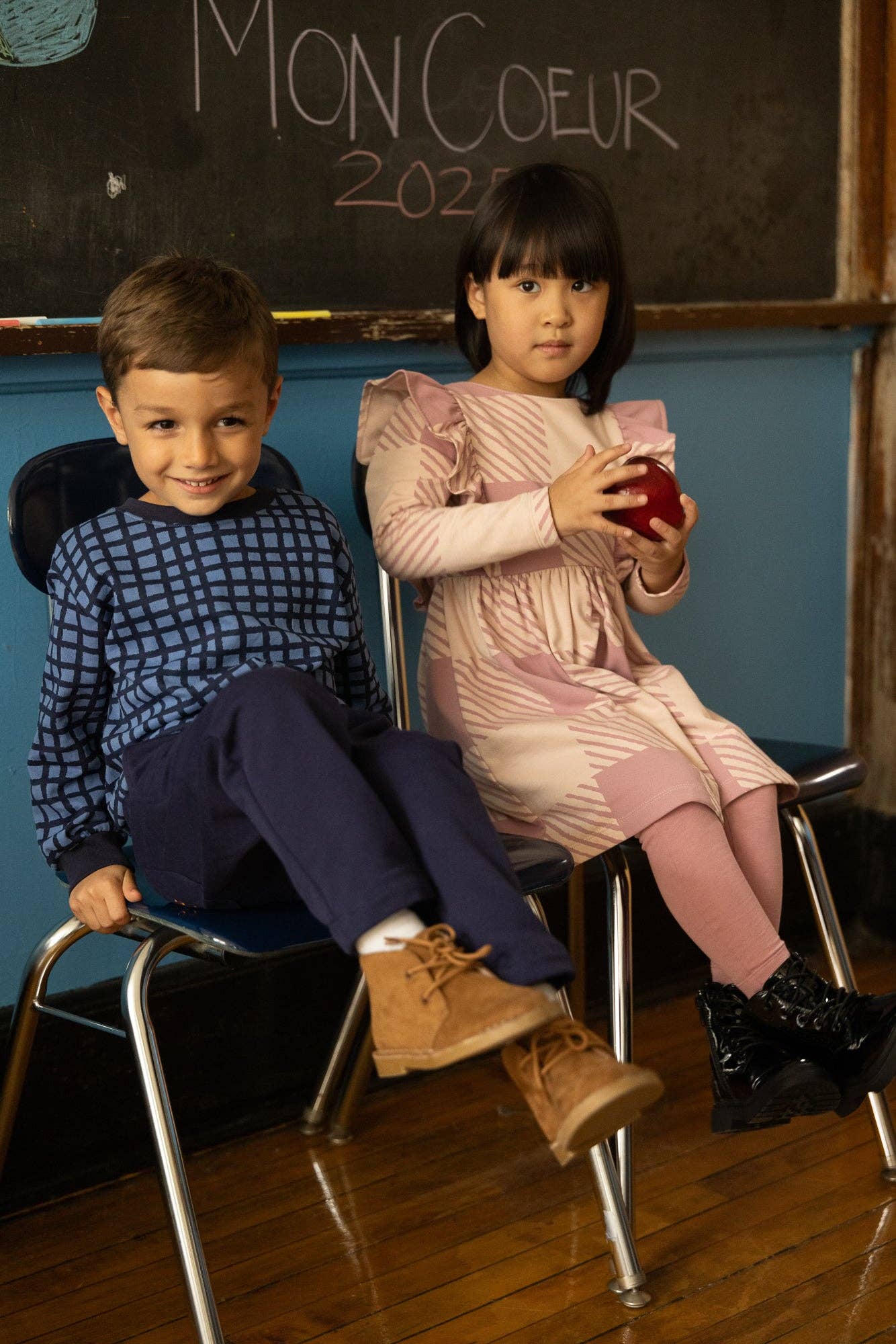 Mon Coeur - Wholesale Dress - Kids - Recycled Cotton Buffalo Check RuffleDress3