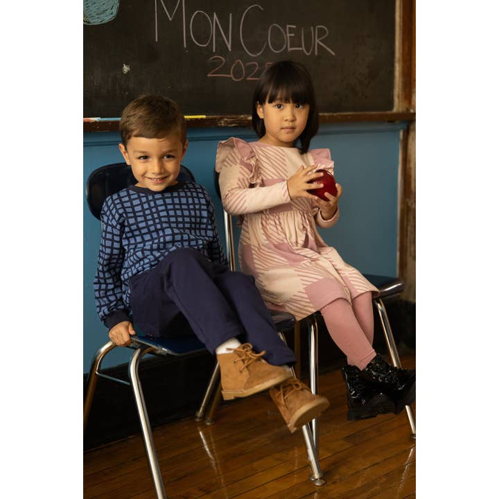Mon Coeur - Wholesale Dress - Kids - Recycled Cotton Buffalo Check RuffleDress3