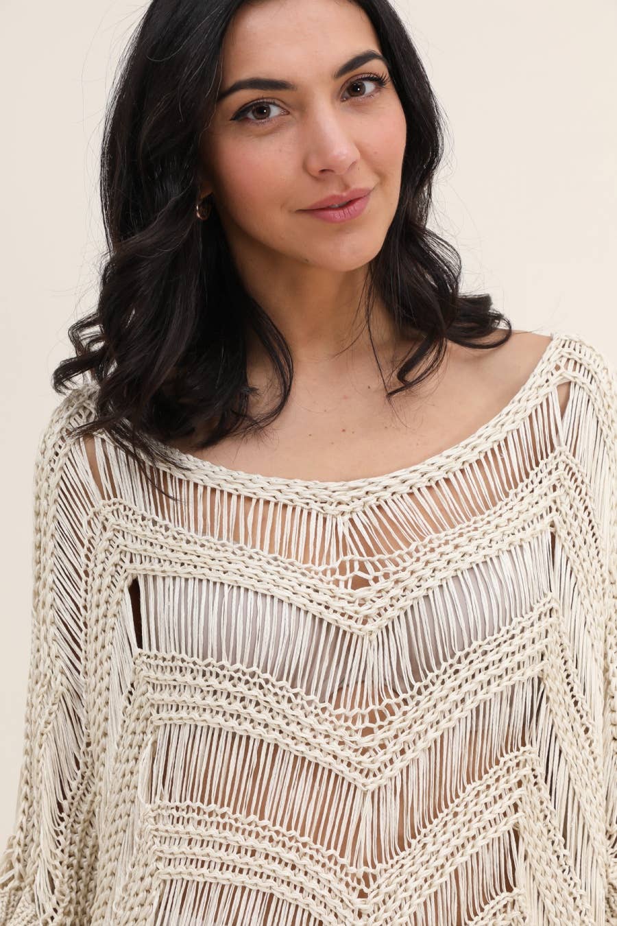 la maison des fibres naturelles - Vente Pull en maille – femme - Maille de coton pull de plage 1345 100%coton5