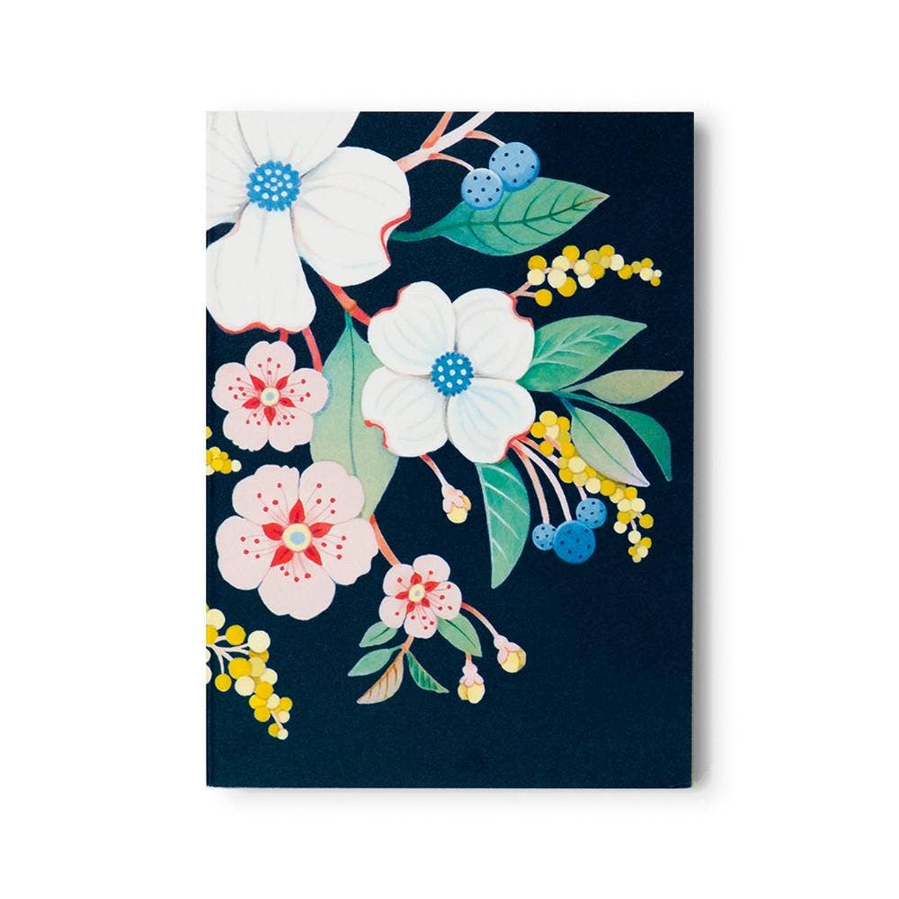 JooJoo Paper - Wholesale Notepad - Navy Floral Notepad