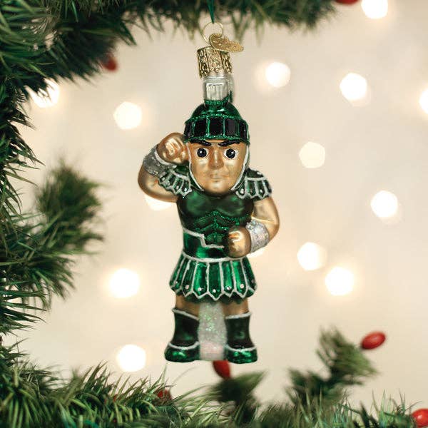 Old World Christmas - Wholesale Ornament - Michigan State Sparty Ornament0
