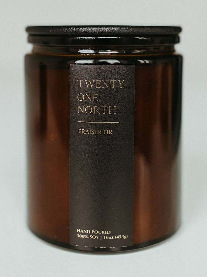 Fraiser Fir Candle Scent for wholesale by Twenty One North Candle co