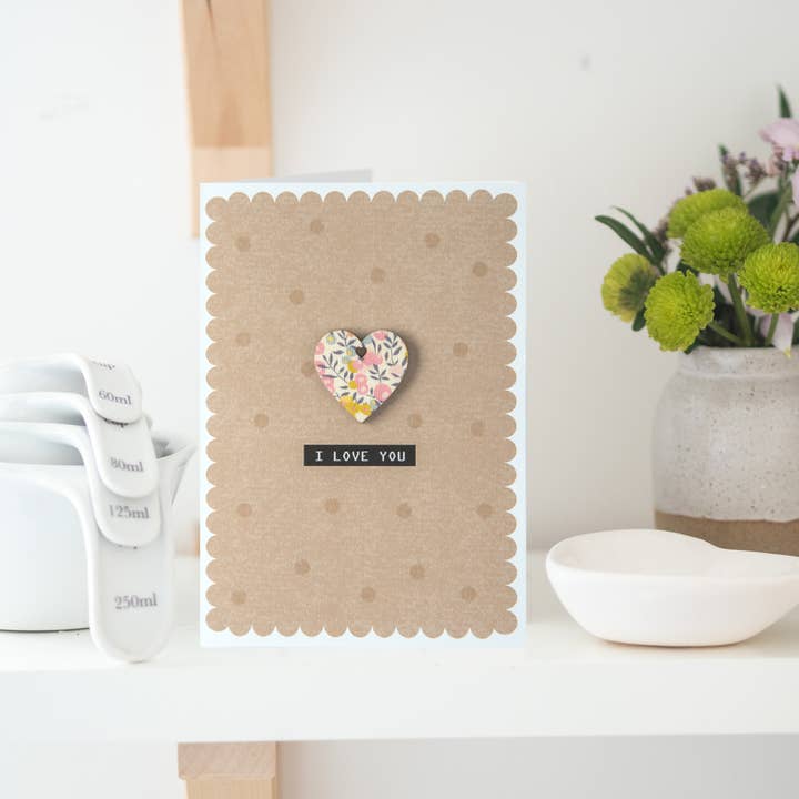 Carte I Love You pour la vente par Daisycat