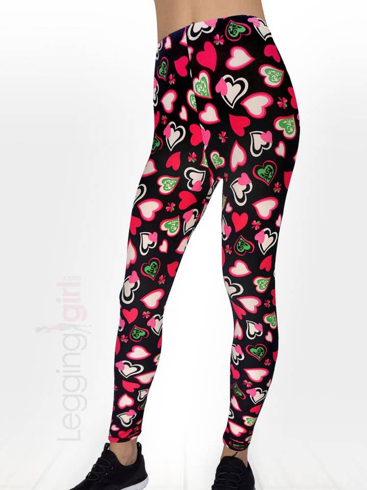 Preppy Hearts for wholesale by LeggingGirl.com