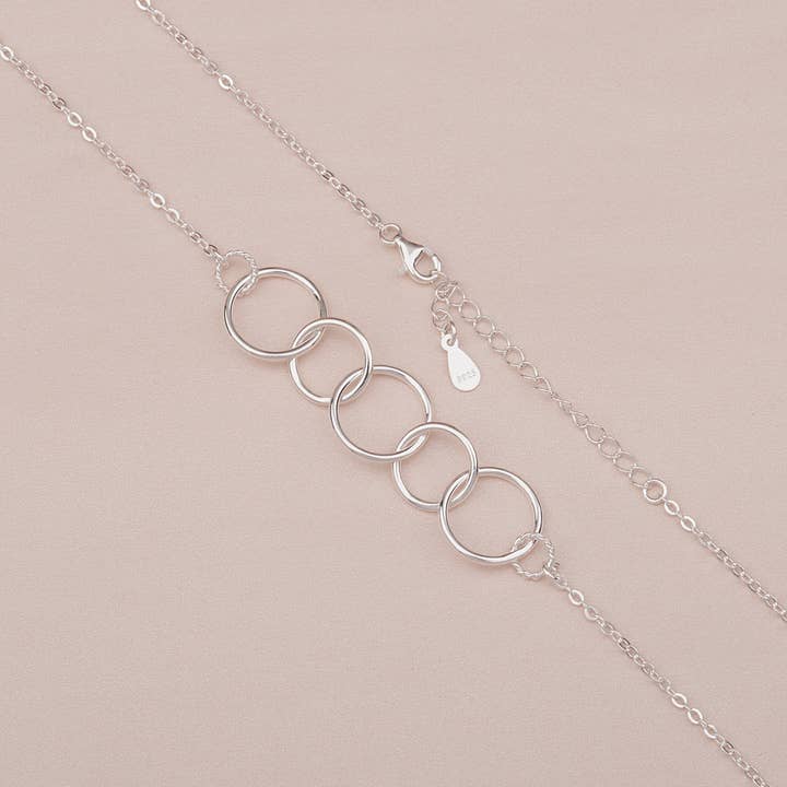 Anavia – wholesale Smycken – Grattis 50: e födelsedag Sterling Silver halsband smycken Set