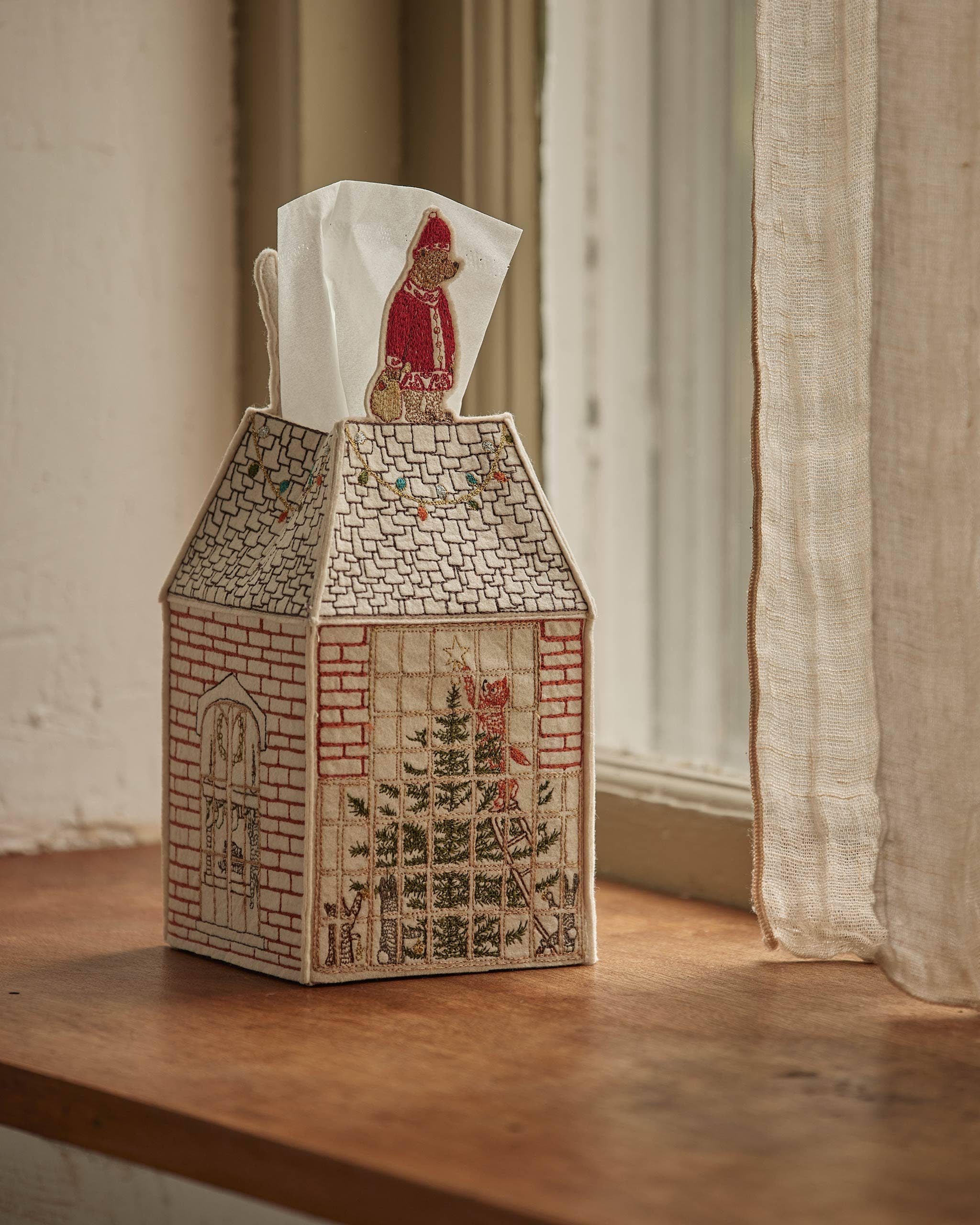 Coral & Tusk - Wholesale Tissue Box - Home for the Holidays Tissue Box Cover5