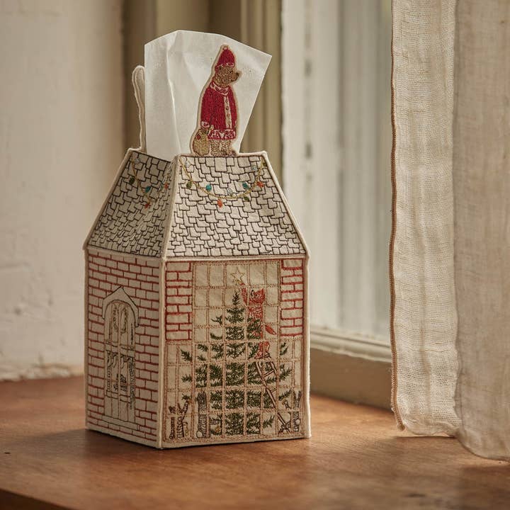 Coral & Tusk - Wholesale Tissue Box - Home for the Holidays Tissue Box Cover5