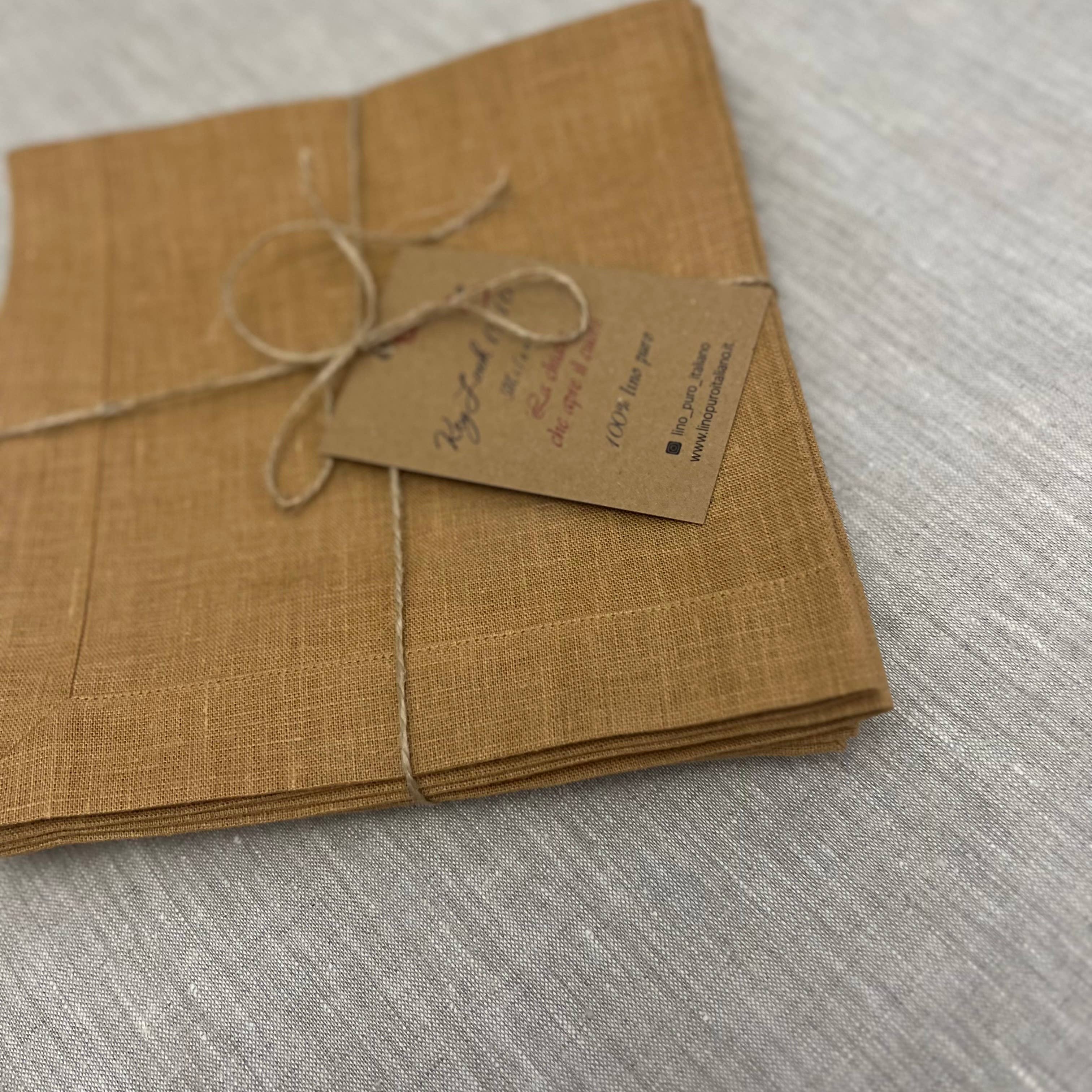 KEY LOOK1916 MILANO - Wholesale Dinner & Cloth Napkin - Linen napkins with frame8