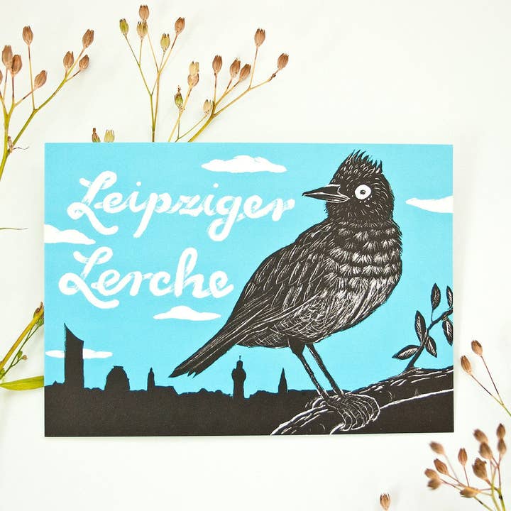 Katja Rub - Wholesale Postcard - Postcard Leipzig Lark, Leipzig, Germany, Saxony