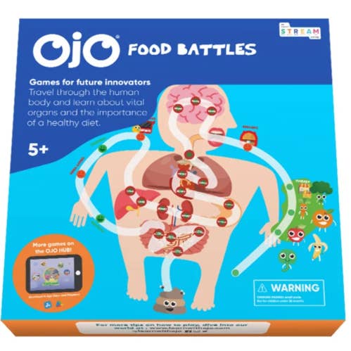 Gioco da tavolo Food Battles || STEM Kids Biology Science Toys per la vendita all'ingrosso da parte di OjO Games