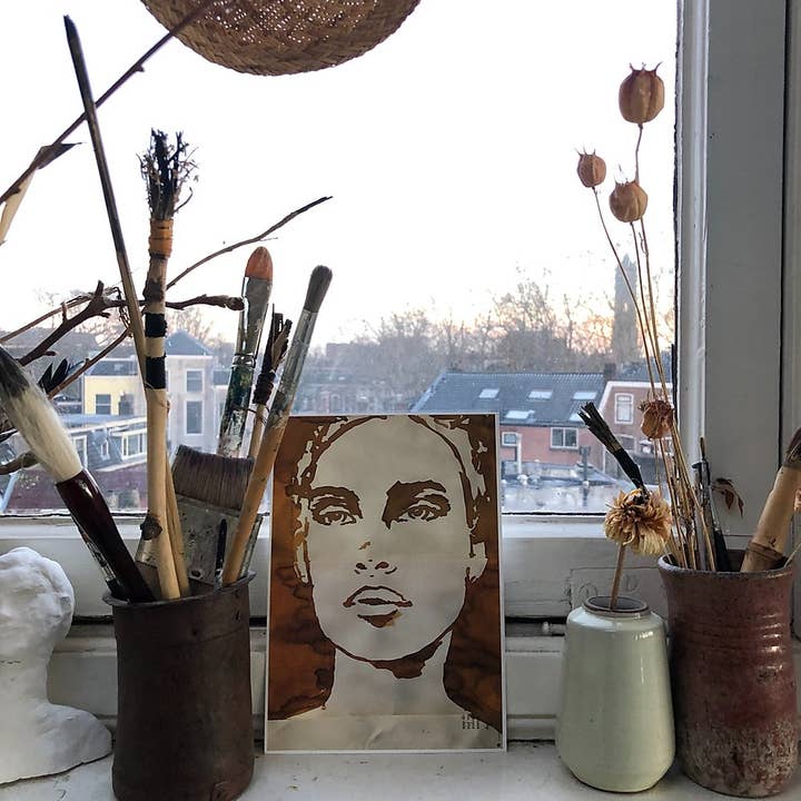 tinystories - Wholesale Postcard - Ochre2