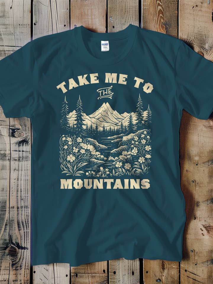 Take Me To The Mountains Unisex Tee for wholesale by Swift Retail
