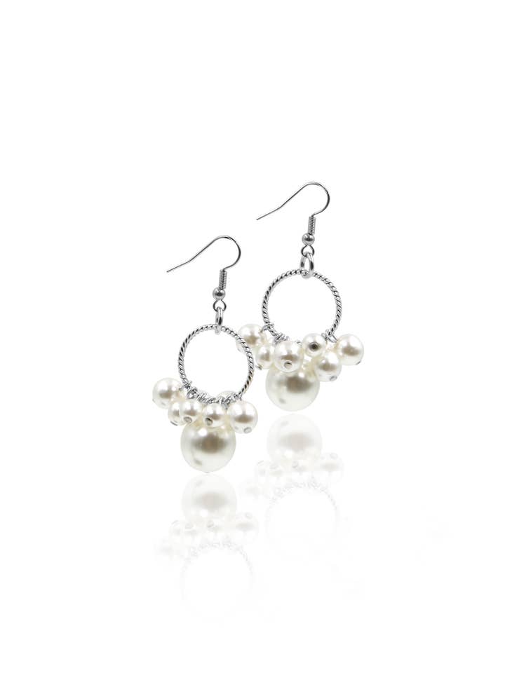 Boucles d'oreilles Perle de pour la vente par Dyosah