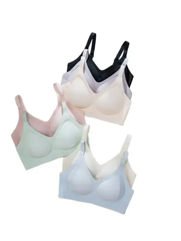 FLUFFERY - Wholesale Bra - Women's - [Clearance] Texlina Women’s Ice Silk Wireless Comfort Bra6