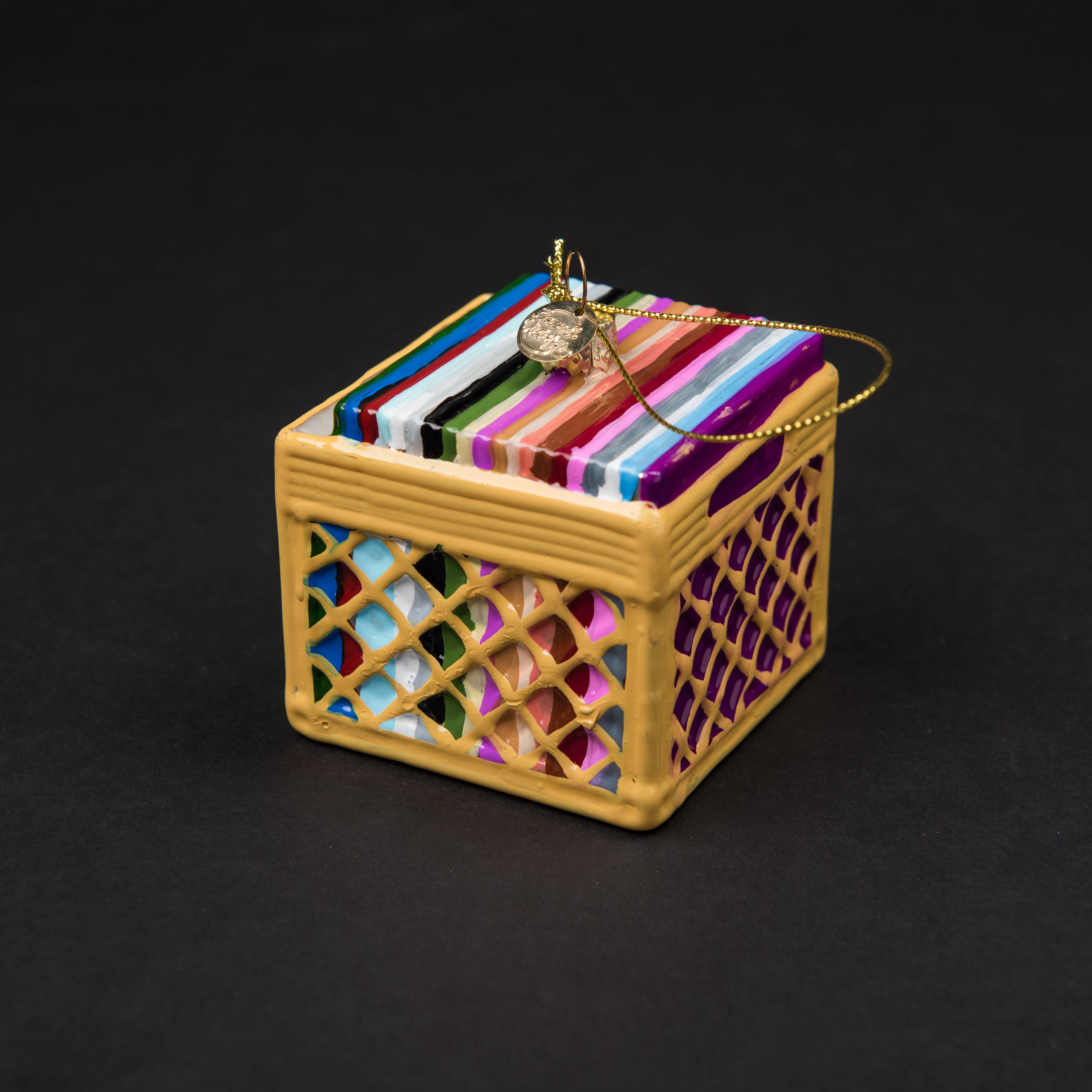 Love & Victory - Wholesale Ornament - Record Crate Holiday Ornament Christmas Decor4