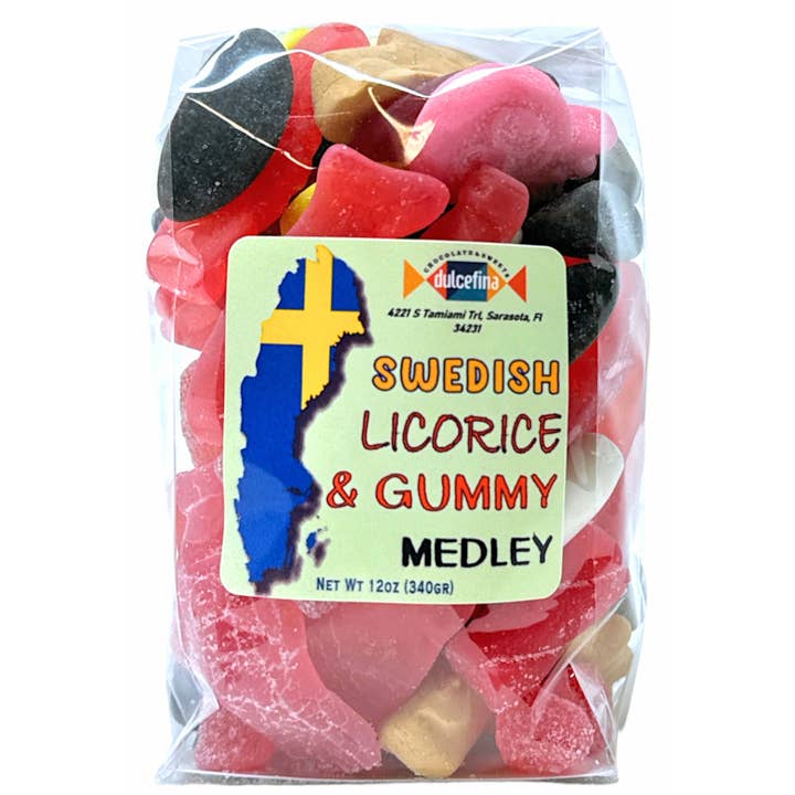 Dulcefina Chocolate and Sweets - Wholesale Gummy - Swedish Licorice & Gummy Mix