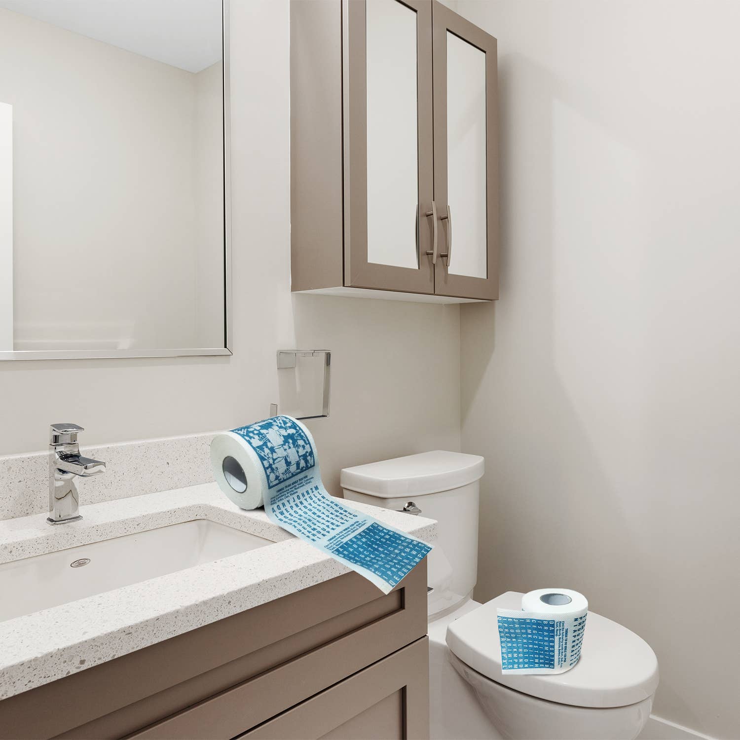 Mad Monkey GmbH - Vente Papier toilette - Papier toilette « Things to do while you poo »2