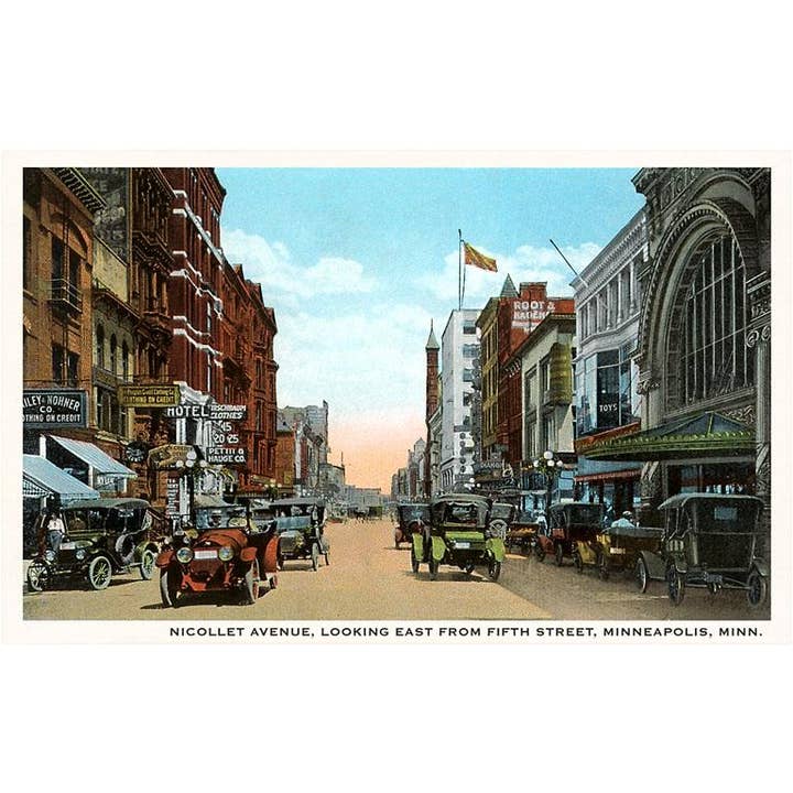 Greeting Card MN-282 Nicollet Avenue, Minneapolis for wholesale by Found Image Press